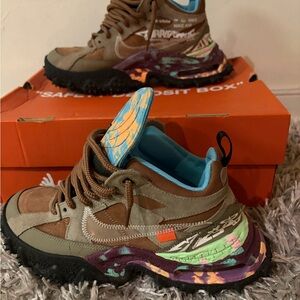 Nike Blue and brown sneaker